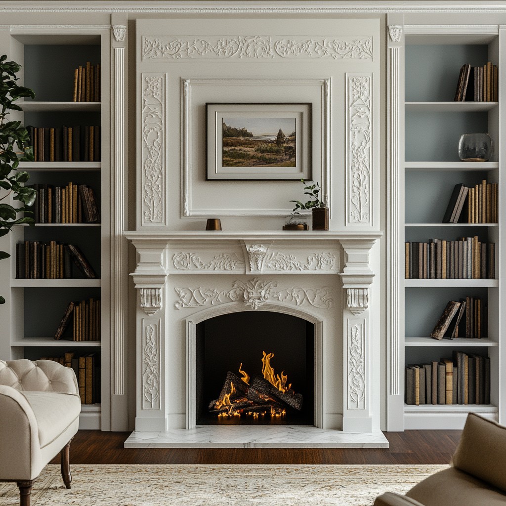 chimney breast modern alcove ideas